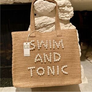 NWT Urban Expressions Beach Tote Swim and Tonic